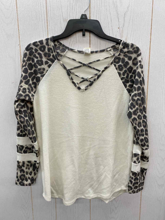 Cream Womens Size Small Shirt