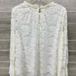 Zac & Rachel Size 2X Cream Plus Shirt