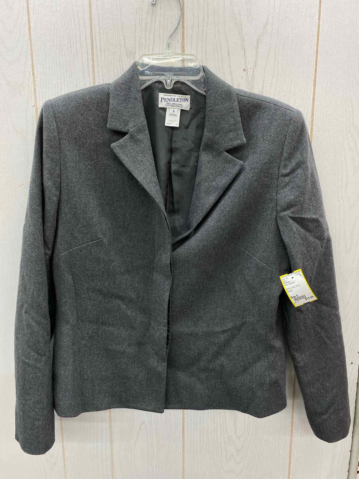 Pendleton Gray Womens Size 8 Blazer