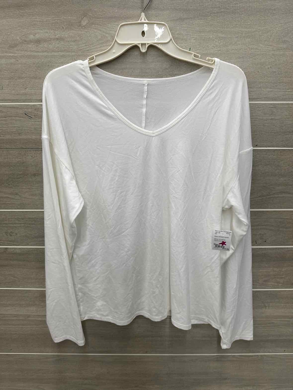 Size L White Womens Shirt