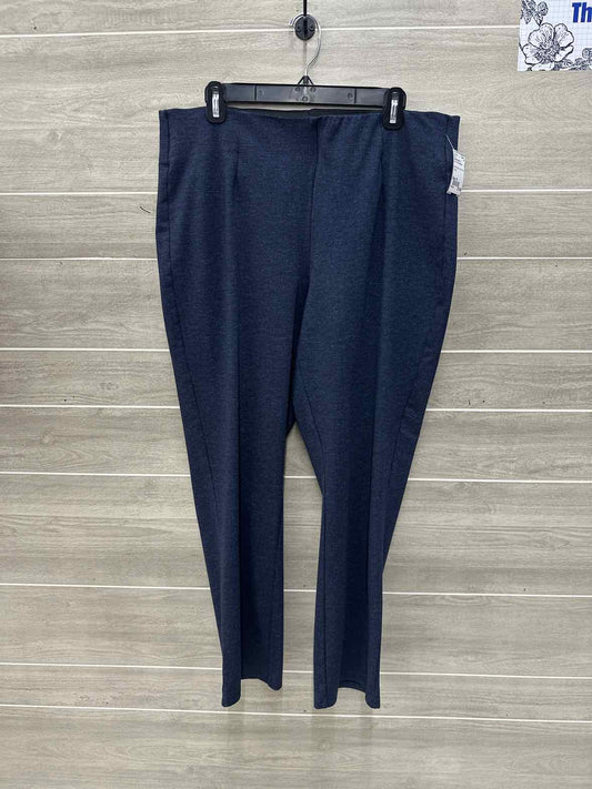 Dana Buchman Blue Womens Women Size 16 Pants