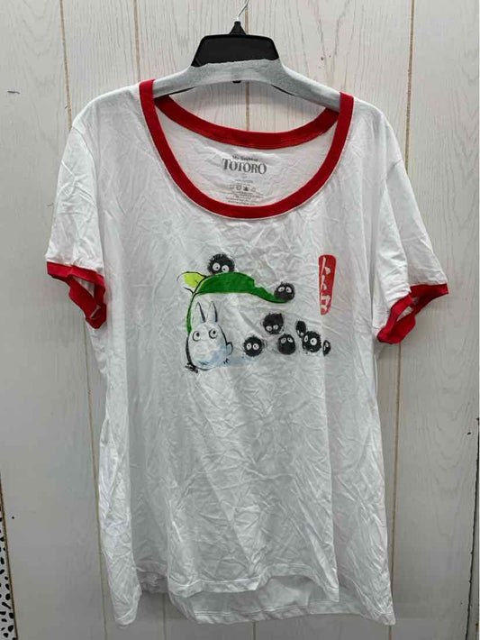 White Womens Size 3X Shirt