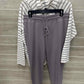 Max & Mia Size M Purple Womens Pant Set