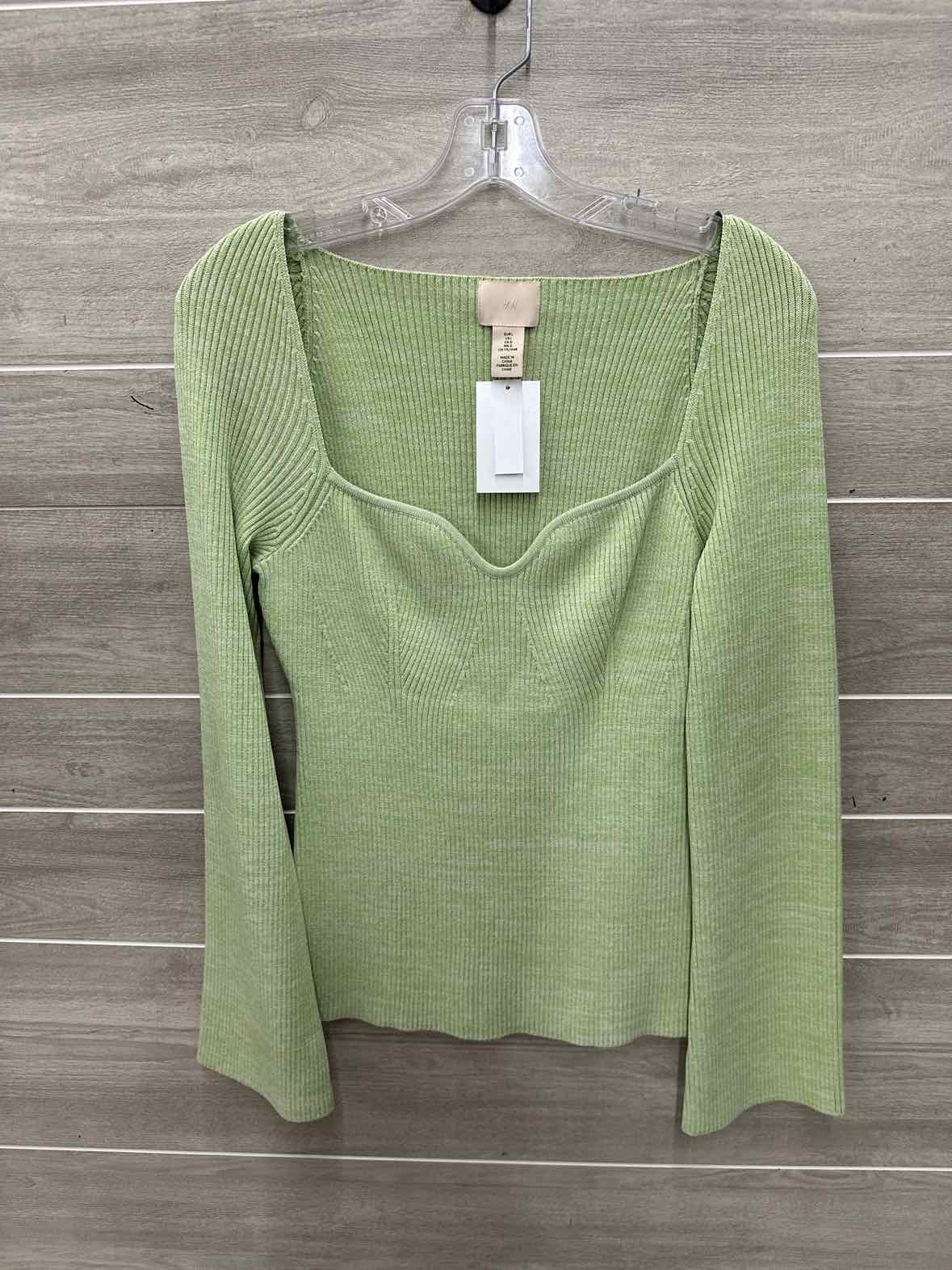H&M Size L Green Womens Shirt