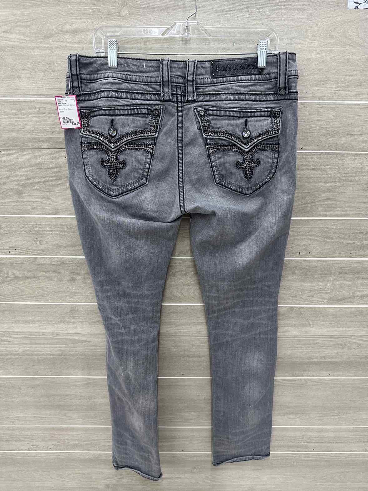 Rock Revival Size 14 Green Womens Jeans