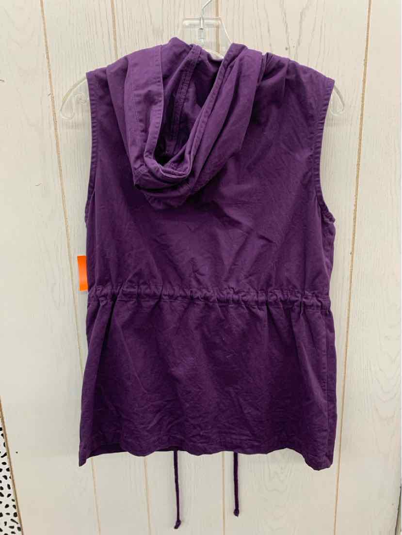 Zenana Purple Womens Size Small Vest