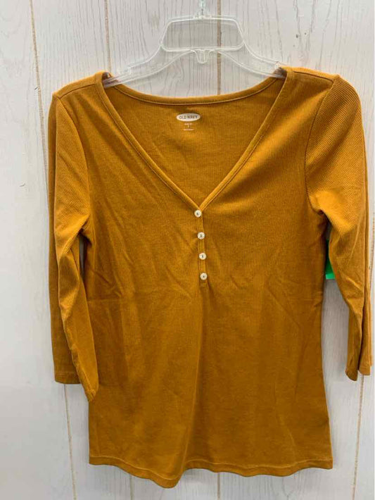 Old Navy Mustard Womens Size Small Shirt