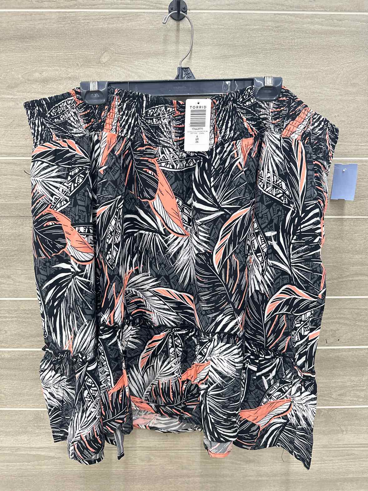 Torrid Size 4X Black Plus Skirt