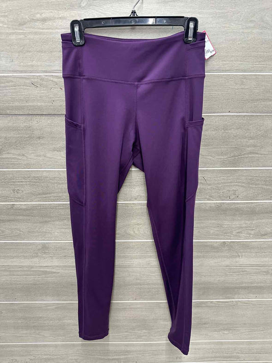 Yelete Size M Purple Womens Leggings