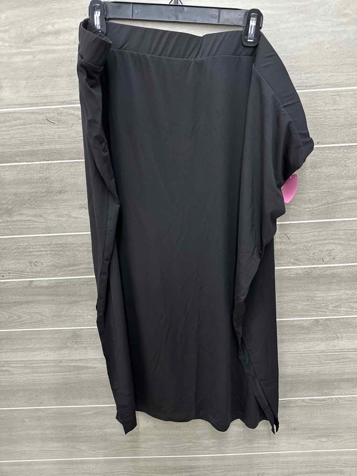 Roamans Size 30/32 Black Plus Skirt