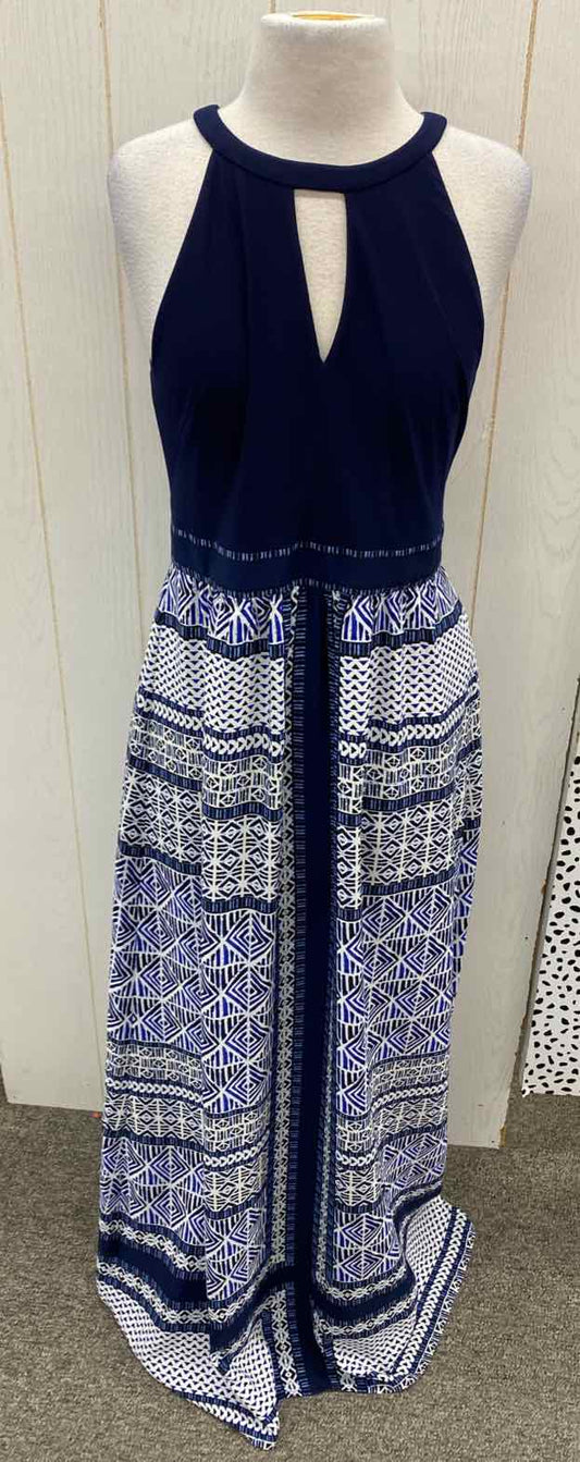Vince Camuto Blue Womens Size 8 Dress