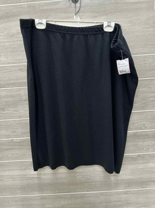 J Smith Size 3X Black Plus Skirt