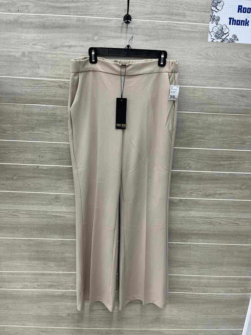 Truth Tan Womens Women Size 10/12 Pants