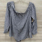 Avec les Filles Size L Blue Womens Shirt