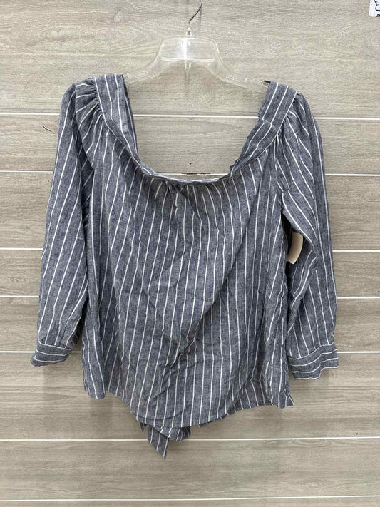 Avec les Filles Size L Blue Womens Shirt