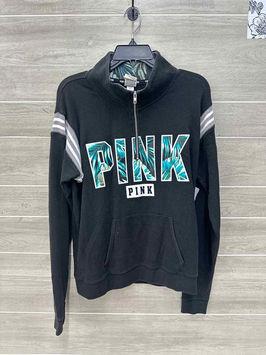 PINK Black Womens Women Size M Sweatshirt