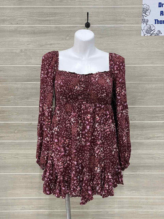 Altard State Burgundy Womens Women Size 6/8 Dress