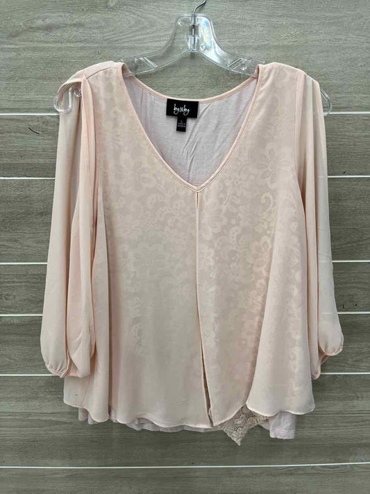 By & By Pink Womens Size L Shirt