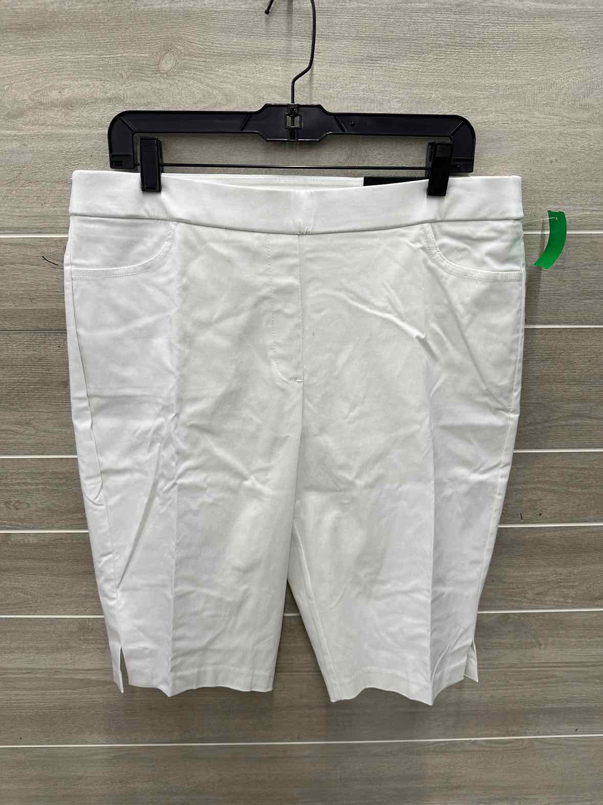 Alfred Dunner Size 14 White Womens Shorts