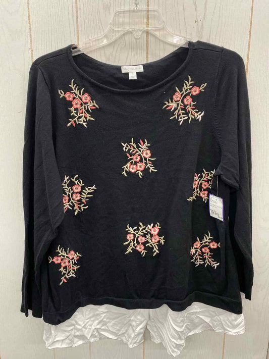 Charter Club Black Womens Size 3X Shirt