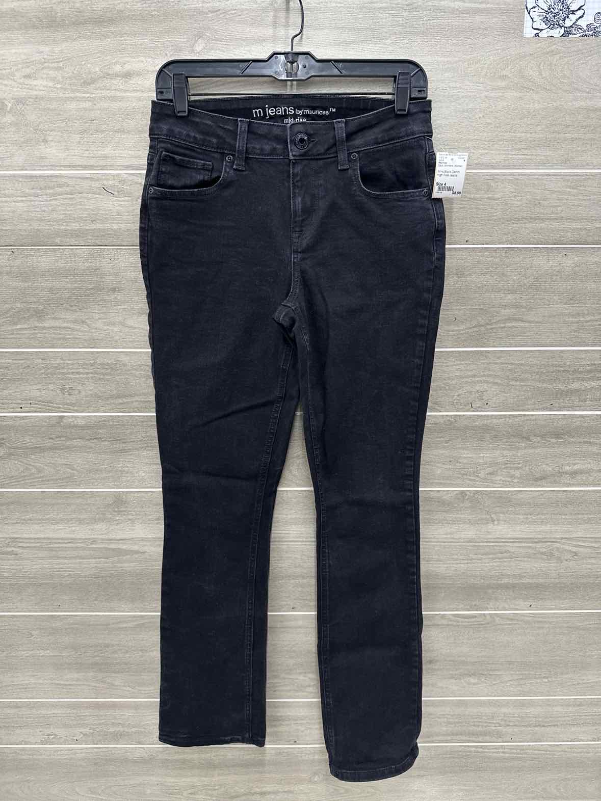 Maurices Size 4 Black Womens Jeans