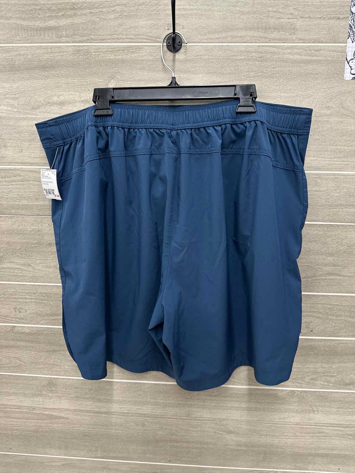 Free Country Size 20/22W Blue Plus Shorts