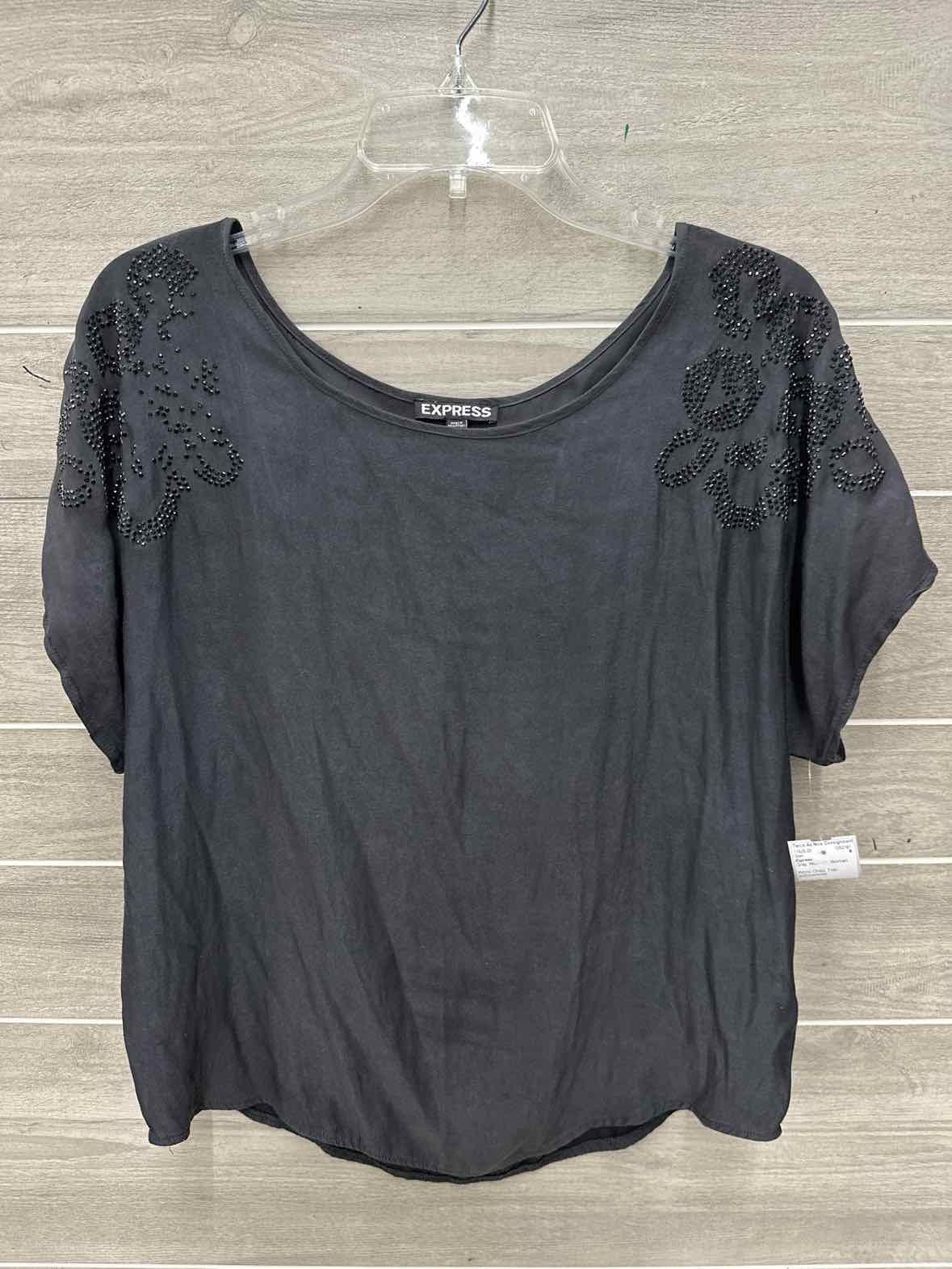 Express Size S Gray Womens Shirt