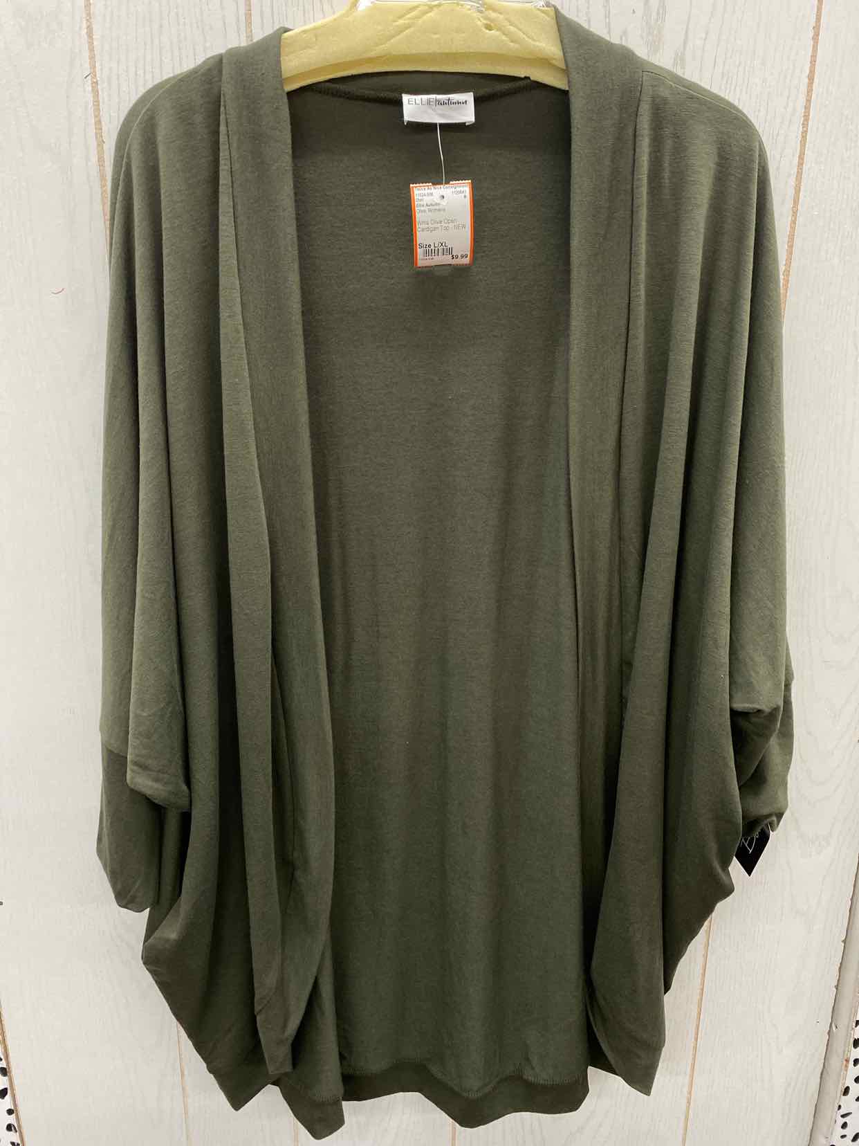 Ellie Autumn Olive Womens Size L/XL Shirt