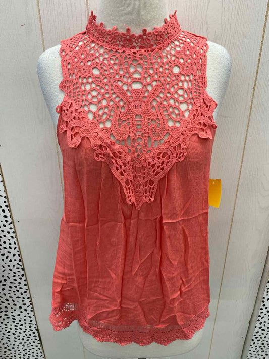 ENTRO Coral Womens Size Small Tank Top