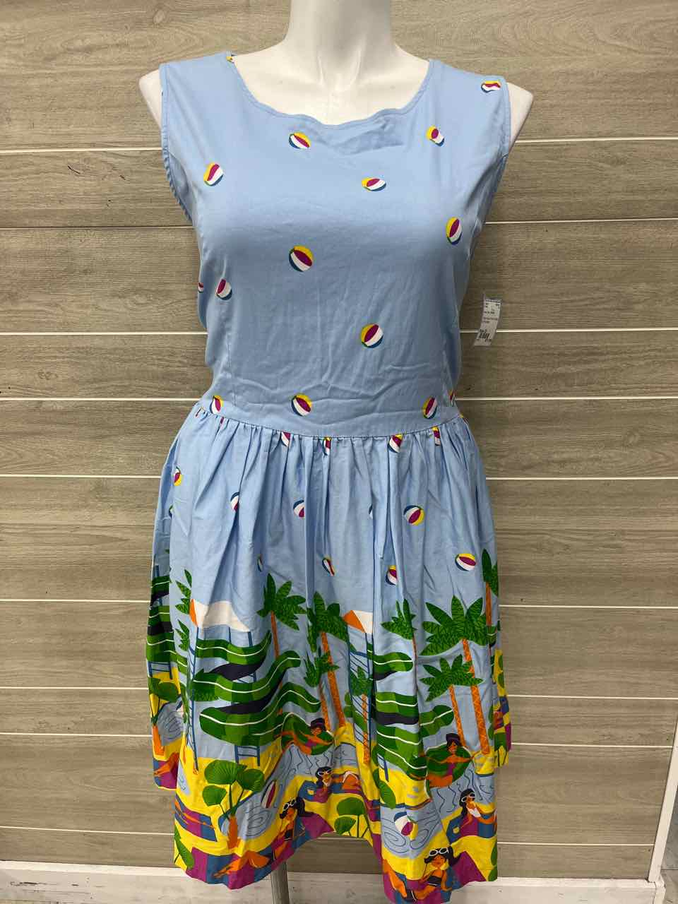 Size 22 Blue Plus Dress