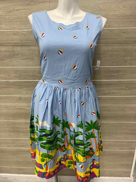 Size 22 Blue Plus Dress