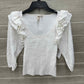 DOLAN White Womens Women Size XS Shirt