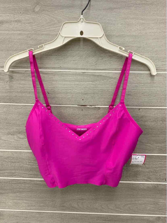 Steve Madden Pink Junior Size L Tank Top