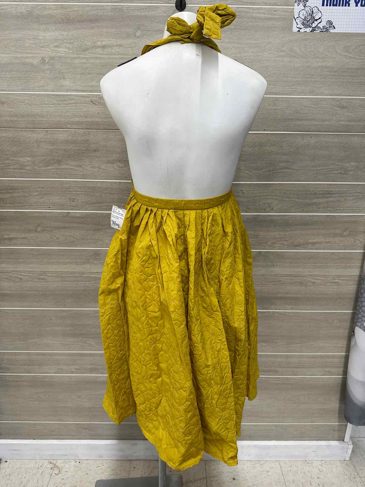 Jean Paul Gaultier Target Size 8 Yellow Womens Dress