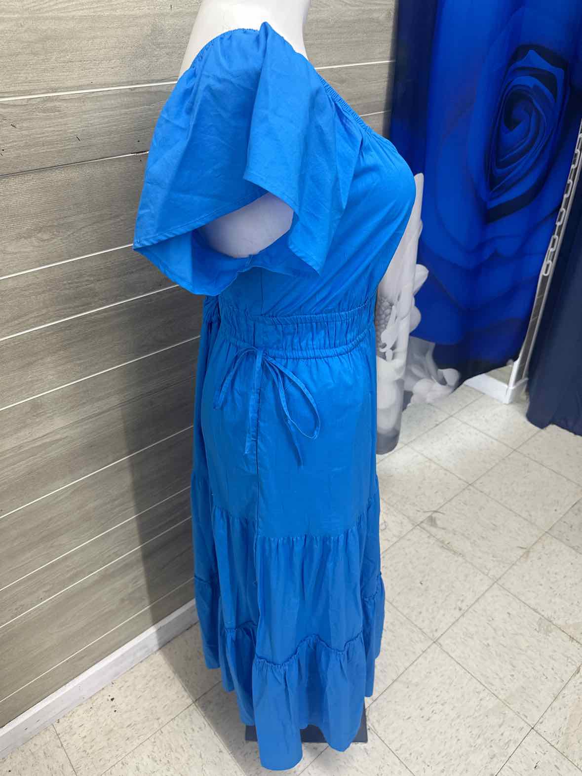 Time & Tru Size 20 Blue Plus Dress