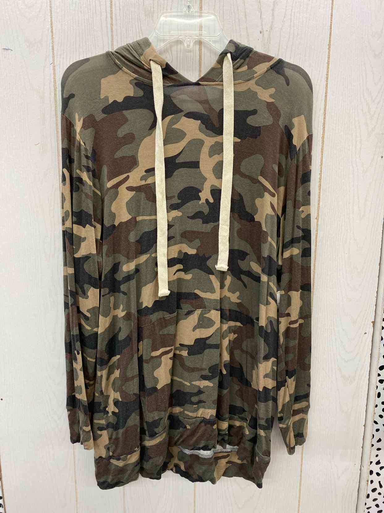 Ellie Autumn Olive Womens Size L Shirt