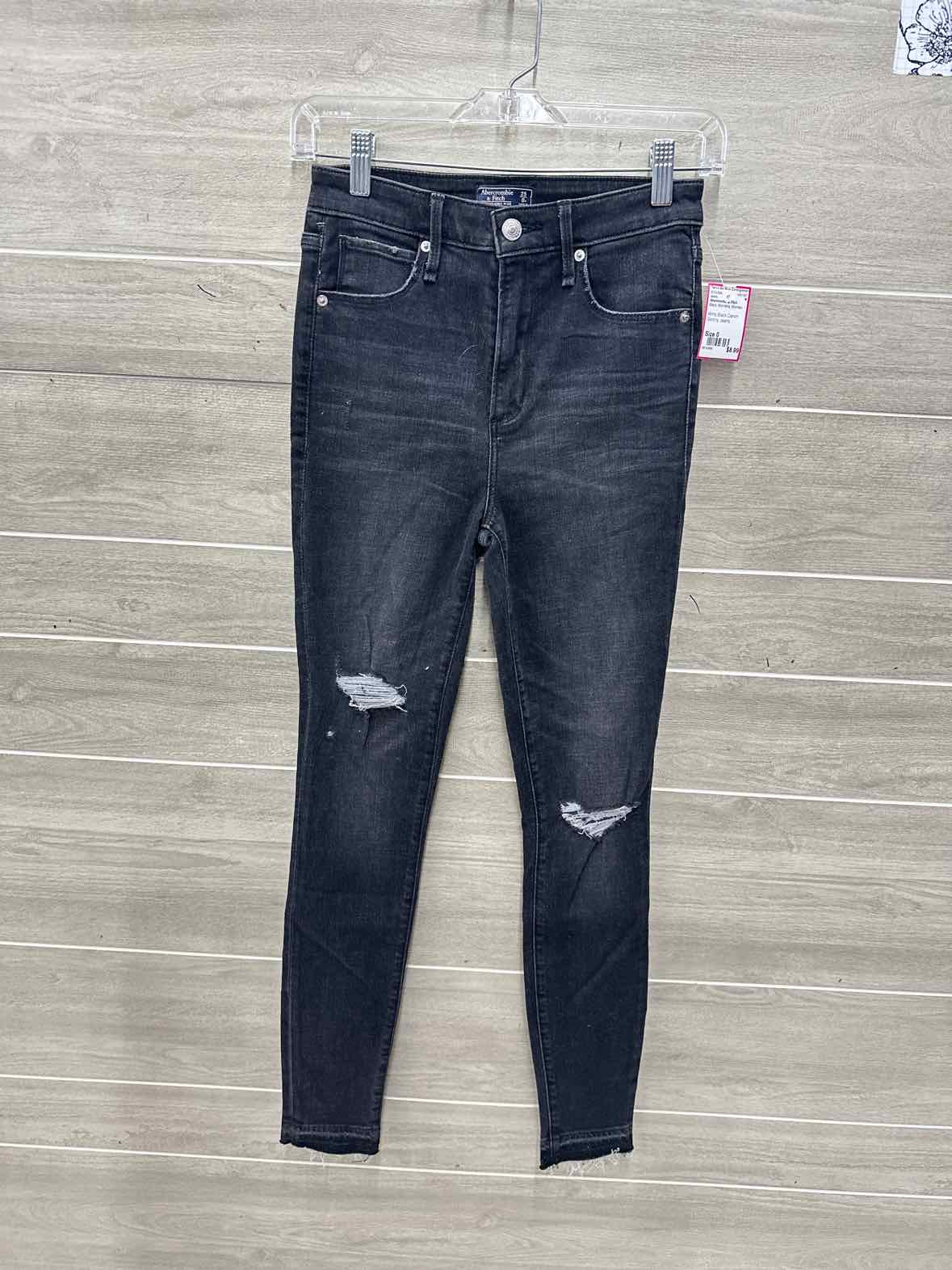 Abercrombie & Fitch Size 0 Black Womens Jeans