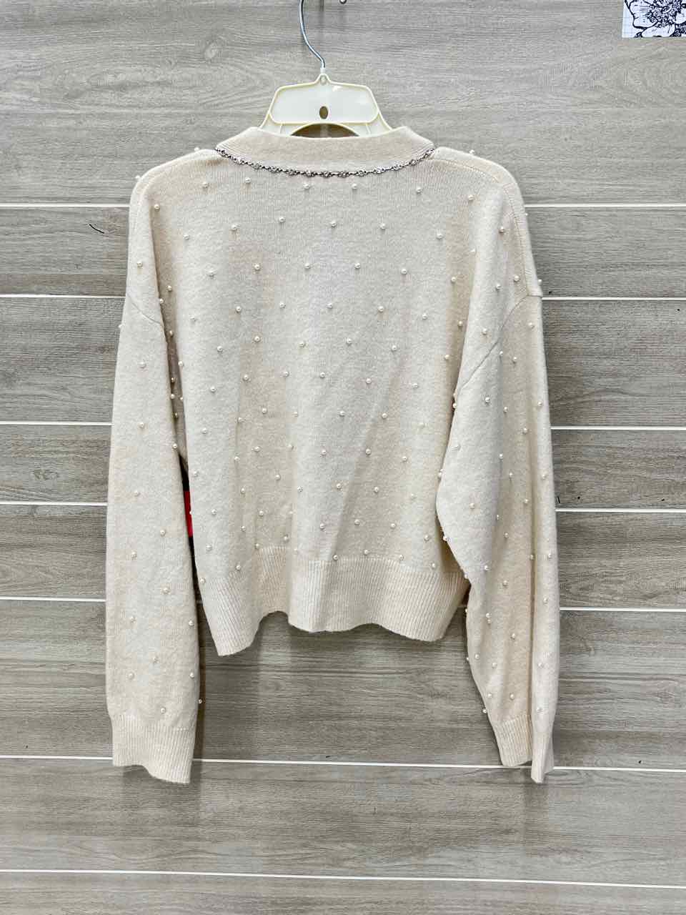 ASTR Cream Womens Women Size XL Sweater