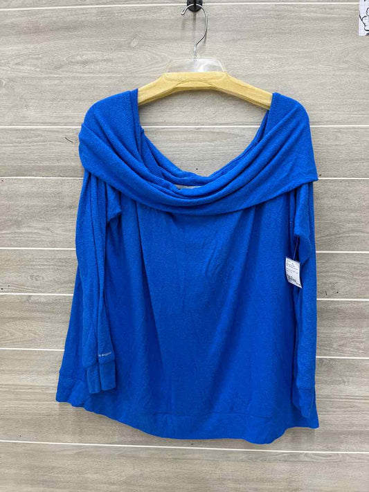 Peace Love World Blue Womens Women Size XL Shirt
