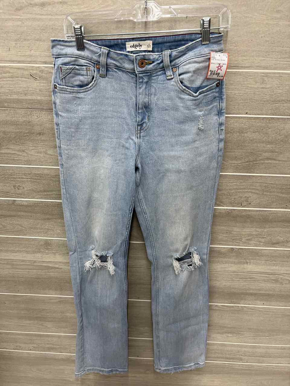 Edgely Size 8 Blue Womens Jeans