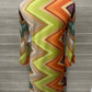 Nallie & Millie Size 8 Multi-Color Womens Dress
