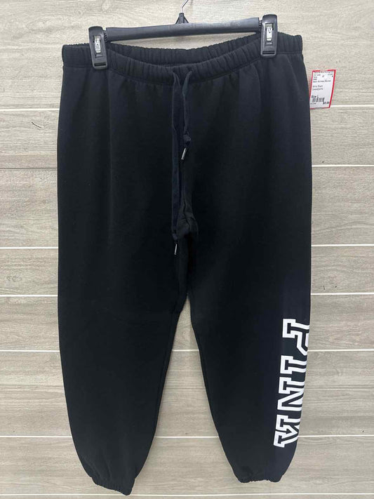 PINK Size L Black Womens Pants