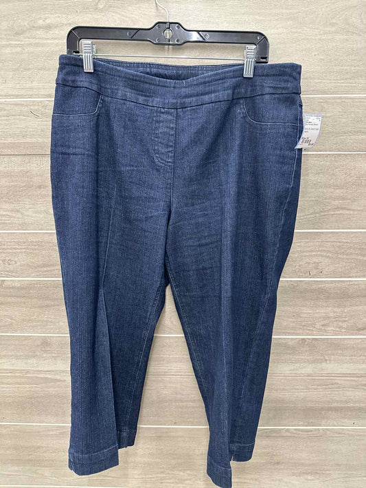Slim-sation Size 14 Blue Womens Jeans
