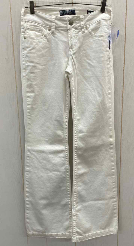 Silver White Womens Size 4 Jeans