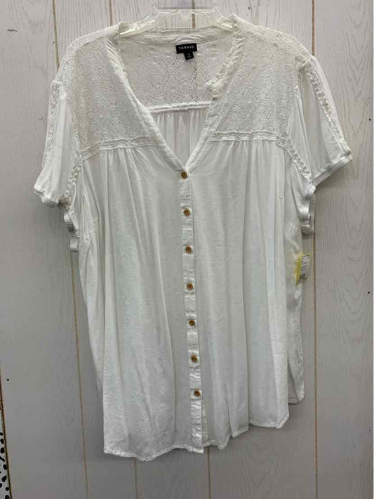 Torrid White Womens Size 3X/4X Shirt