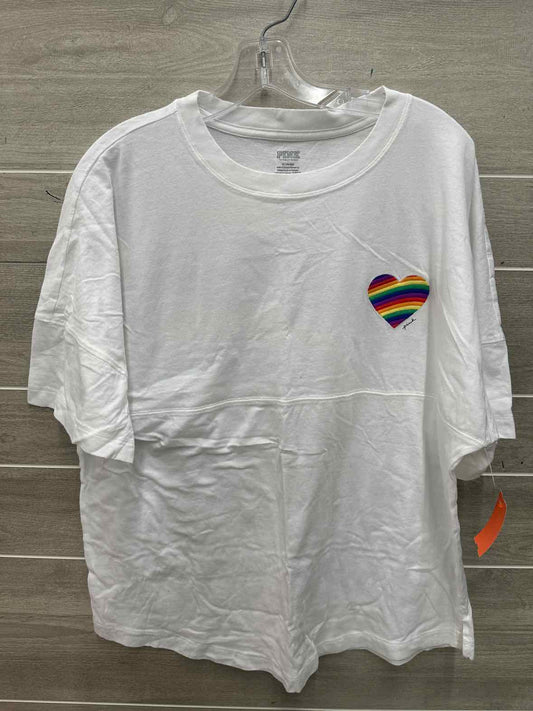 PINK Size M/L White Womens Shirt