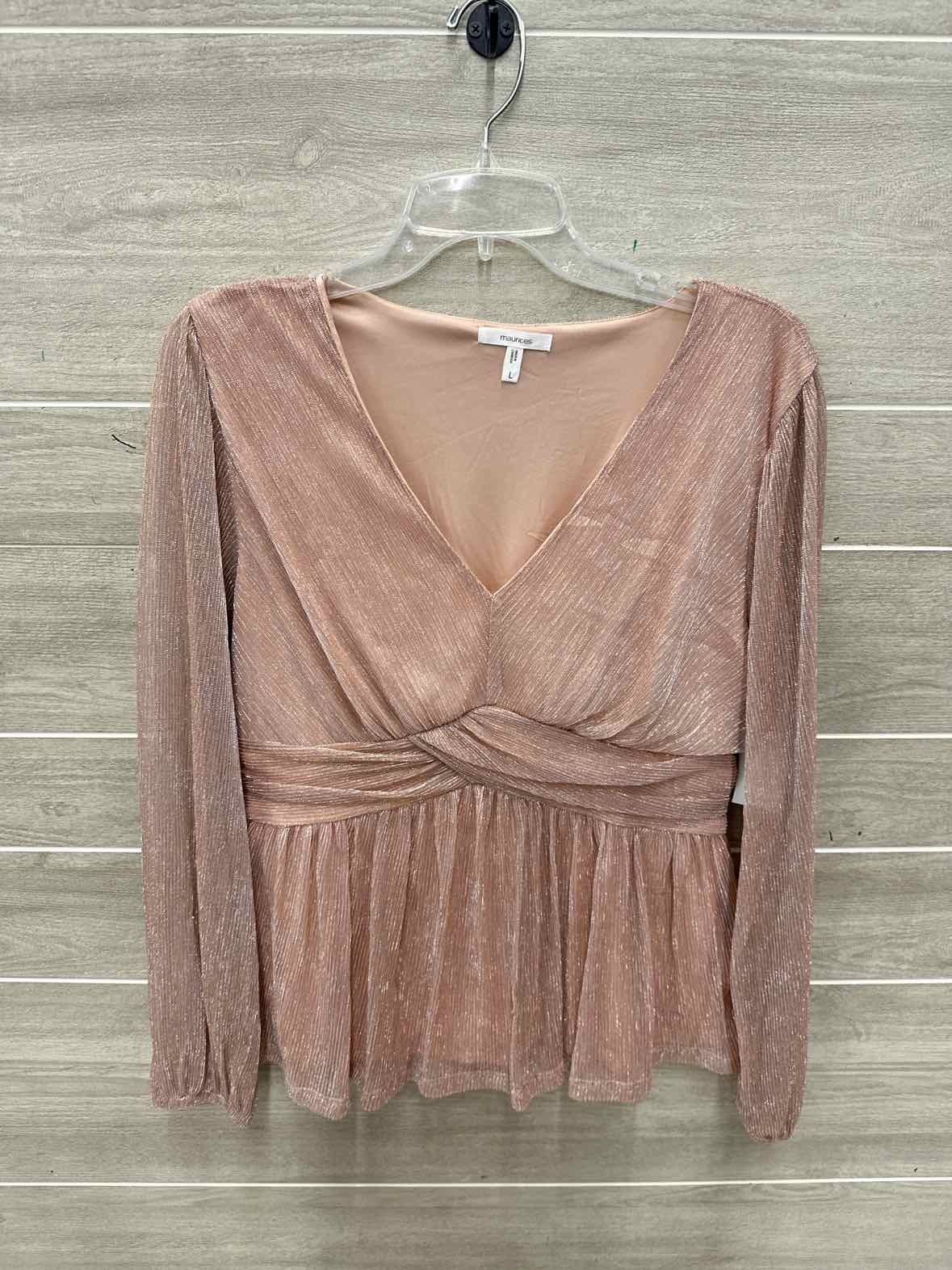 Maurices Size L Pink Womens Shirt