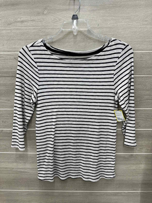 Time & Tru Size M Black Womens Shirt