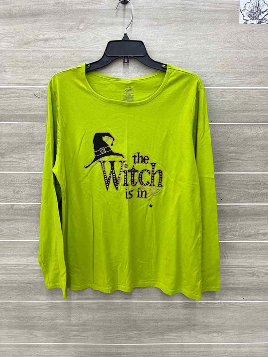 Green Womens Women Size 16 Shirt
