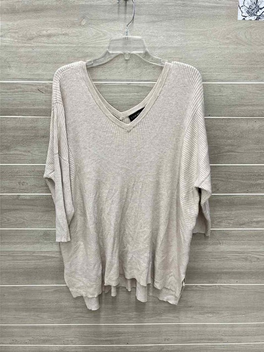 Lane Bryant Size 18/20W Tan Plus Sweater